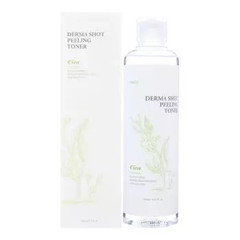 Отшелушивающий тонер для лица Корея с экстрактом центеллы азиатской MEDB Derma Shot Toner Cica 250мл