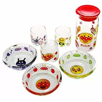 Otsuka Glass 14-177-6 Anpanman Стеклянный набор для вечеринки
