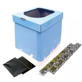 Otsuka Packaging Industry Disaster Stockpile Toilet Простой туалет Туалет умного типа 10 раз разработан совместно с Earth Pharmaceutical Isoge!