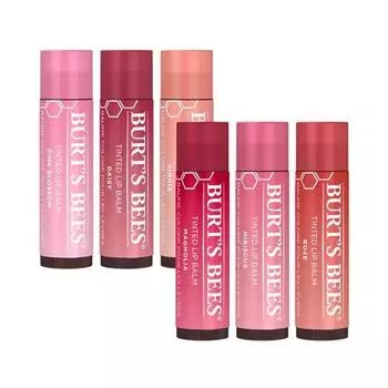 Оттеночный бальзам для губ Burt s Bees 6 цветов rose