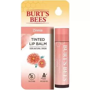 Оттеночный бальзам для губ Burt s Bees 4,25 г, Цинния, 1 шт.