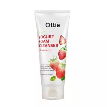 Ottie Fruit Yogurt Пенка для умывания с клубникой