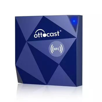 OTTOCAST A2AIR NFC 2025 новейшая модель беспроводной автомобильный адаптер Android совместимый с NFC простое подключение совместимый с Bluetooth Plug Play высокоскоростной автоматический