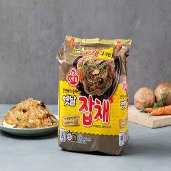 Ottogi Korean Old Japchae Korean Party Food 75 г x 4 пакета