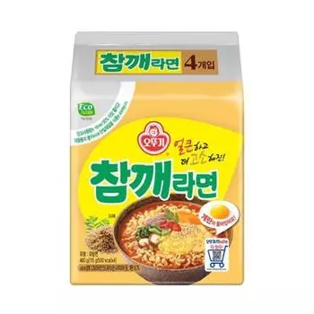 Ottogi Рамен с кунжутом, упаковка 115 г x 4 шт. (3 варианта) 4PCS