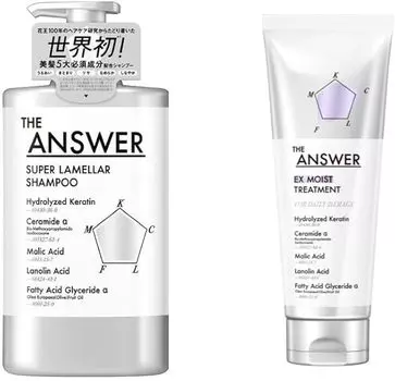 ОТВЕТ Ответ на вопрос ухода за волосами, полученный в результате 100 лет исследований 400 мл EX Moist Treatment (Шампунь + 200г)
