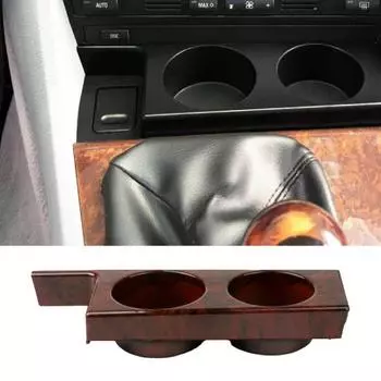 Отверстие для держателя бутылки с водой Водонепроницаемый ABS Двойной держатель для чашки для хранения для BMW