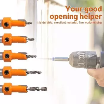 Отверстие для мойки Сверло для мойки Дырокол Винт Дрель Фрезы Столярные изделия 2.8X8mm