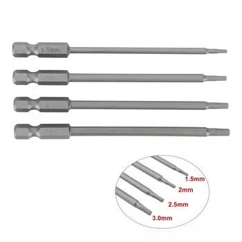 Отвертка биты из легированной стали Быстрое соединение 1 4 Шестигранный хвостовик Магнитная головка