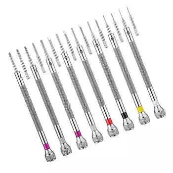 Отвертка для часов, прецизионная микроотвертка для ювелирных изделий, 0,6-1,6 мм, ремонт часов 0.6mm