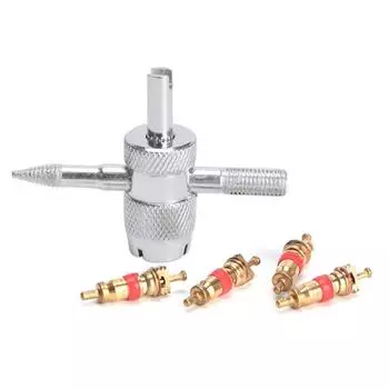 Отвертка для сердечника клапана Инструмент для снятия сердечника клапана Ключ для сердечника клапана B