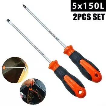 Отвертка Крестовая отвертка из легированной стали, удлиненная Cross Screwdriver