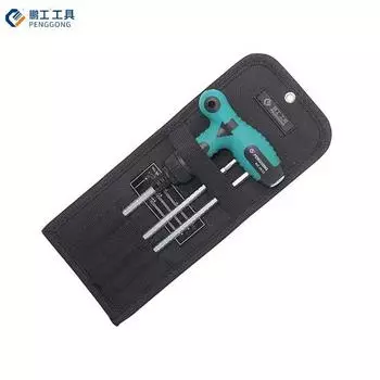 Отвертка с Т-образной рукояткой для ремонта Магнитная эргономичная противоскользящая отвертка из хромованадиевой стали с трещоткой