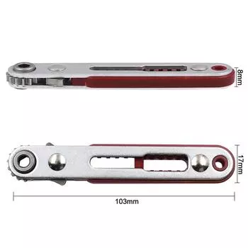 Отвертка с трещоткой 1 шт. 1/4 дюйма 103 мм 15 зубцов