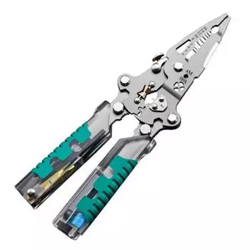 Отвертка Стриппер для проводов Эргономичная Нескользящая Ручка Складная конструкция Компактный Мультиинструмент A