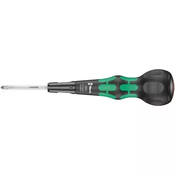 Отвертка WERA с шаровидным шлицем Phillips, размер наконечника 1, длина стержня 80 мм 007905