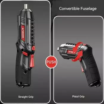 Отвертки Электрическая отвертка 4.2V 6Nm 1300mAh 250rpm Мини электрическая отвертка биты Маленькая и мощная аккумуляторная отвертка