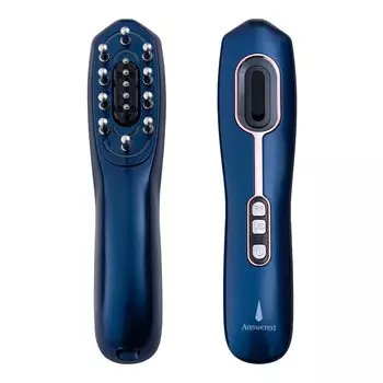 Ответил Электрическая Щетка Для Ухода За Кожей Головы Щетка Для Ухода За Кожей Головы EMS Красный Светодиод USB Перезаряжаемый Беспроводной Легкий Ответил HG Мужской