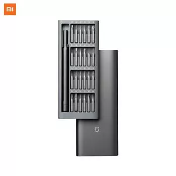 Отвёртка Xiaomi Mi Wiha с набором бит 24 шт. чёрный