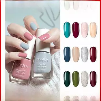 Ou Yafei 8 мл. Стойкий, быстросохнущий, отслаивающийся лак для ногтей на водной основе
