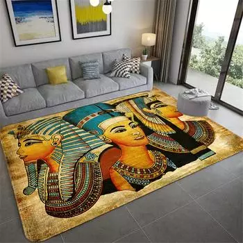 Oude Egypte Cultuur Gedrukt Vloermat Woonkamer Винтажный декор Tapijt Slaapkamer Vloerkleed Deur Mat Home Decor 40x60cm