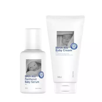 Oulu Verciato Panthenol Baby Serum 50ml + Cream 120ml Special, Korean cosmetics