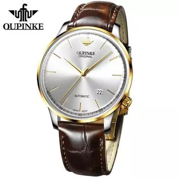 OUPINKE Мужские часы Модные механические часовщики Высококачественные часы