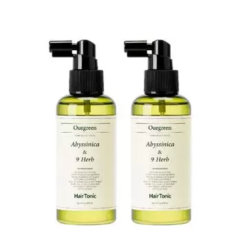 Our Green Abyssinica Nine Herb Hair Loss Hair Tonic, 2 packs, 150ml