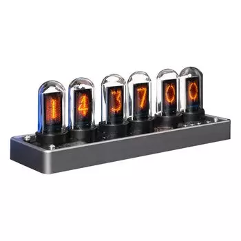 OUSEITECH Nixie Tube Wind Luminous Tube WIFI Компьютер Ретро Современный Настольный RGB Полноцветный светодиодный цифровой цифровой стол Фото Музыка Часы Настольный Креативный