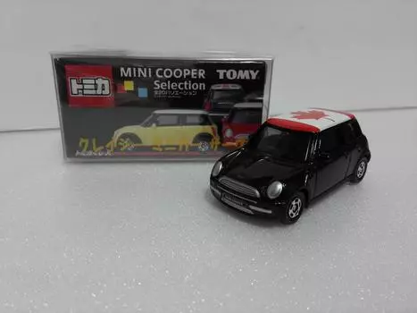 Out of print Tomica Lottery X Mini Cooper Selection Astro Black Canadian Version Crazy Mini Car Circle with case shipped by Amazon warehouse чёрный