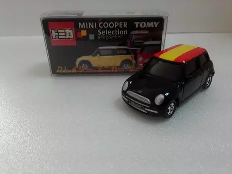 Out of print Tomica Lottery X Mini Cooper Selection 1 unit Crazy Mini Car Circle with case