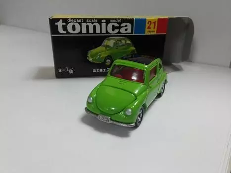 Out of print Tomica Tomica black box 21 Subaru 360 Crazy Mini Car Circle with case shipped from Amazon warehouse (reprint) No.