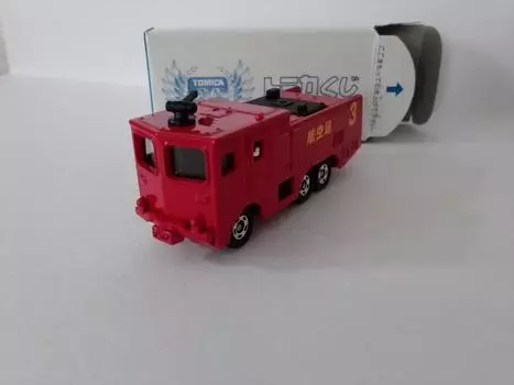 Out of print Tomica Tomica Kuji 1 Tokyu Science Fire Engine Crazy Mini Car Circle Case included Amazon warehouse shipping
