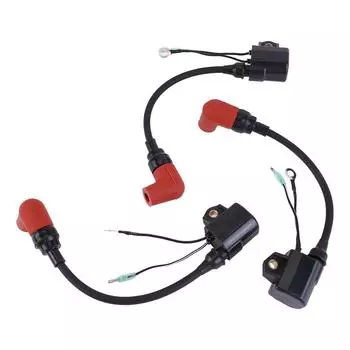 Outboard Ignition Coil 697-85570-00-00 For Yamaha 2 Stroke 1992-2006 50HP-90HP