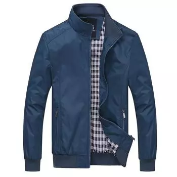 Outdooor HardwareNB, мужская весенне-осенняя новая мужская тонкая куртка с воротником-стойкой, молодежная повседневная ветровка большого размера, мужская куртка