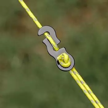 Outdoor Adjustable Camping Tent Cord Rope Buckle S Type Tensioners Fastener Kit Camping Tents Securing Accessories 10pcs