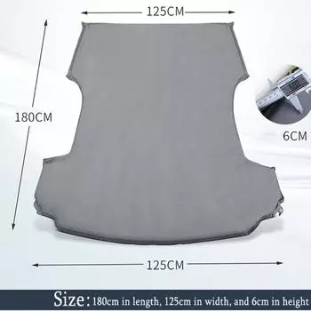 Надувной кемпинг на открытом воздухе, специальная замшевая ткань, автомобильная дорожная кровать для Tesla Model 3 Model Y 2017-2025, надувной воздушный матрас