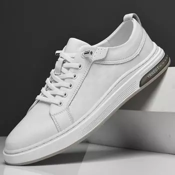 Outdoor Classic Skateboarding Male Shoes School Walking Casual Leather Running Leisure Walk Soft Tenis Shoes for Man 38 чёрный