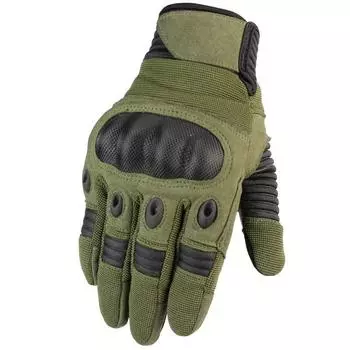 Outdoor Full Finger Touch Screen Hard Shell Tactical Gloves Rock Climbing Fitness Sports Cycling Anti Slip Climbing Wear Resistant Adults S