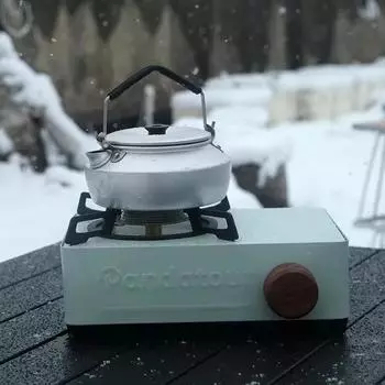 Outdoor Mini Cassette Stove Camping Portable Gas Stove Stainless Steel Gas Stove Gas Burner Cooking Stove Camping Accessories синий