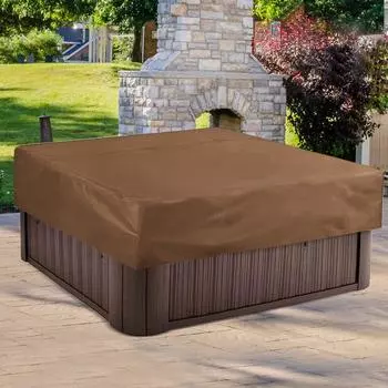 Outdoor Oxford Fabric Bathtub Cover Patio Pool Bathtub Dust Cover Home Anti Falling Leaf Cover Oversized See below for size descriptions темные хаки