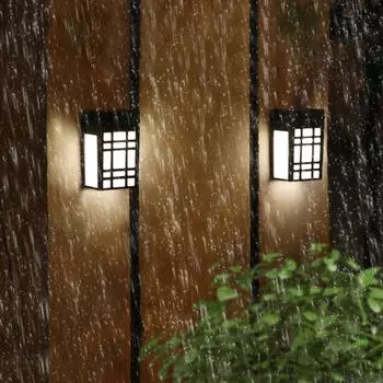 Outdoor Solar Garden Decoration Light IP65 Waterproof Solar Wall Lamp Deck Light Fence Light Stair Lights With Bright Warm Light 1pcs теплый белый