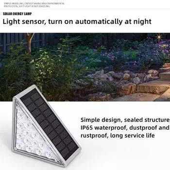 Outdoor Solar LED Lamps Stairs Lighting Garden Atmosphere Decor Lights Solar Lamp Garden Lights Outdoor Lighting Solar Lighting