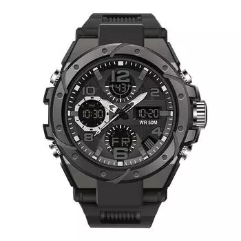 Outdoor Sports Men s Quartz Military Waterproof Watches G Style Dual Display LED Digital Men Watch