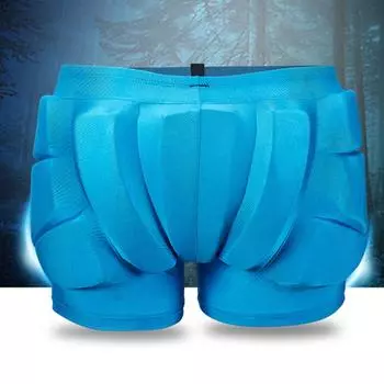 Outdoor Sports Padded Shorts Ski Gear Hip Butt Winter Skate Protector Cycling Snowboard Sports Hip Butt Protection Breathable M чёрный