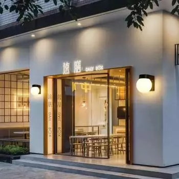 Outdoor Sunscreen LED Light Simple Modern Bedside Wall Lamps Balcony Lamp Creative Spherical Lights without bulb чёрный