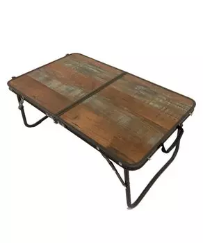 Outdoor Table 56cm For 1 to 2 People Mini Slim Table VP160402D01 VDBR 56 x 34 x Height 24cm Foldable Table Made of Aluminum Easy Assembly [Vision