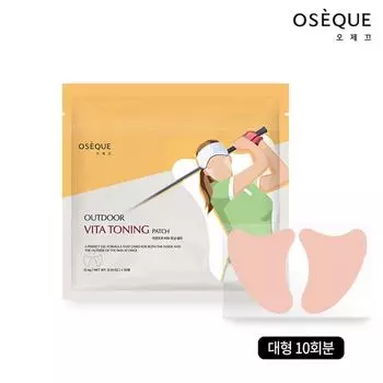 Outdoor Vita Toning Patch / Большая упаковка / 10 больших порций / Защита от УФ-излучения, 54 г, 1 набор