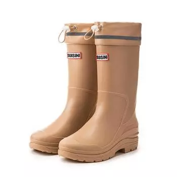 Outdoor Women Rubber Rain Boots Waterproof Fashion Work Boot for Ladies for Winter Autumn 40 чёрный