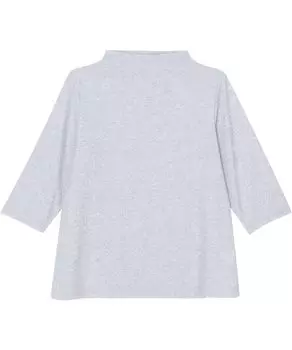 Outer Tops Sleeve High Neck for Height Cotton Blend Senior DAL469 KO S P [Easy Partner] [Wacoal] 3/4 [Suitable 146cm-154cm] Women s